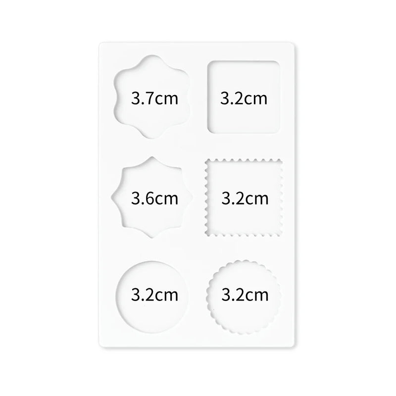 Molde de carimbo de cera Almofada de silicone Cera de vedação